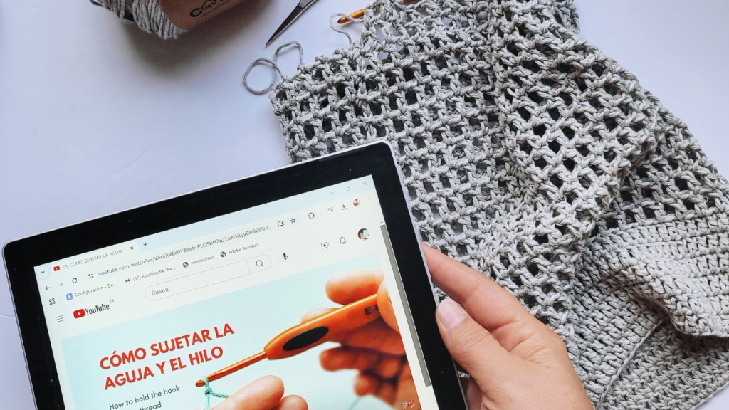 Tutorial de ganchillo de De Estraperlo para alumnas de Proyecto Colcha